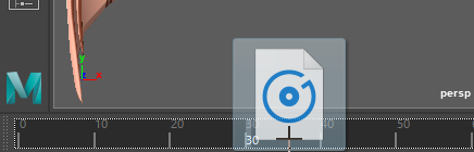Drag and drop the audio file onto the timeline