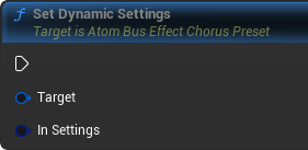 CriWare Unreal Engine: Set Dynamic Settings