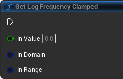 CriWare Unreal Engine: Get Log Frequency Clamped
